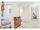 Hallway with built-in window seat and gong at 635 Terrace Dr, Zionsville, IN 46077