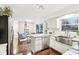 Modern kitchen with stainless steel appliances and granite countertops at 635 Terrace Dr, Zionsville, IN 46077