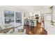 Kitchen with a view of the deck and backyard at 635 Terrace Dr, Zionsville, IN 46077