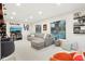 Living room with sectional sofa, large windows, and decor at 635 Terrace Dr, Zionsville, IN 46077