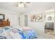 Main bedroom with ensuite bathroom and walk-in closet at 635 Terrace Dr, Zionsville, IN 46077