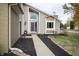 House's front entrance with walkway and landscaping at 7904 Madden Dr, Fishers, IN 46038