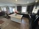 Eat-in kitchen with an island and stainless steel appliances at 8836 Hornady Ct, Indianapolis, IN 46239
