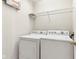 Laundry room with washer and dryer at 9760 Highpoint Ridge Dr # 103, Fishers, IN 46037