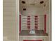 Clean and modern infrared sauna in the basement at 10402 Shakamak Way, Indianapolis, IN 46239
