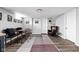 Finished basement featuring recessed lighting and vinyl flooring in a home listing at 1102 N Newman St, Indianapolis, IN 46201