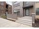 Modern brick building exterior with steps leading to the entrance at 1234 Alabama St, Indianapolis, IN 46202