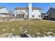 View of large backyard with outdoor features, like pergola, porch, and raised flowerbeds at 14928 Declaration Dr, Westfield, IN 46074