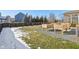 The Backyard features garden boxes, a grass area, and a gravel section at 14928 Declaration Dr, Westfield, IN 46074