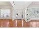 Bright and airy foyer with hardwood floors, high ceilings, large windows, and a traditional front door at 14928 Declaration Dr, Westfield, IN 46074