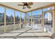 Sunroom boasting glass windows and backyard views at 14928 Declaration Dr, Westfield, IN 46074