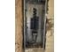 Close up view of the electrical panel during home renovation at 243 E Caven St, Indianapolis, IN 46225