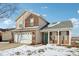 Two-story house with a white garage door and green front door at 6350 W Chelmsford Dr, McCordsville, IN 46055