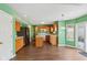 Kitchen with wood cabinets, stainless steel appliances, and island at 6350 W Chelmsford Dr, McCordsville, IN 46055