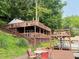 Spacious two-story deck and outdoor dining area, perfect for entertaining and enjoying the outdoors at 7018 Drum Dr, Nineveh, IN 46164