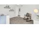 Bedroom with rocking chair and crib at 733 Penrose Pl, Danville, IN 46122