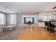 Modern kitchen with white cabinets and stainless steel appliances at 10295 Summerlin Way, Fishers, IN 46037