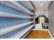 Built-in shelving in hallway offers extra storage space at 10295 Summerlin Way, Fishers, IN 46037