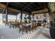 Indoor and outdoor seating areas at the community pavilion at 17333 Ackerson Blvd, Westfield, IN 46074
