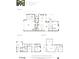 Main, upper and lower level floor plans of a modern tudor home at 17333 Ackerson Blvd, Westfield, IN 46074