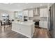 Spacious kitchen featuring a large island and stainless steel appliances at 19371 Gillcrest Dr, Noblesville, IN 46062