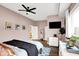 Cozy bedroom featuring a comfortable bed and plenty of closet space at 2015 Columbia Ave, Indianapolis, IN 46202