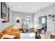 Spacious living room with hardwood floors, light walls, and open floor plan at 2015 Columbia Ave, Indianapolis, IN 46202