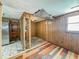 Bathroom under renovation with exposed plumbing at 216 W 27Th St, Anderson, IN 46016