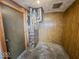 Unfinished mechanical room with HVAC unit at 216 W 27Th St, Anderson, IN 46016