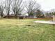 Large backyard with shed and mature trees at 2526 Pleasant W Way, Carmel, IN 46280