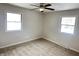 Bright bedroom with neutral walls, new carpet, and ample natural light at 2526 Pleasant W Way, Carmel, IN 46280