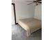 Bedroom with gray carpet and ceiling fan at 448 N Gray St, Indianapolis, IN 46201