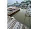 Private boat dock with multiple slips and access to the lake at 8207 Shorewalk Dr, Indianapolis, IN 46236