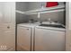 Laundry room with washer and dryer included at 8207 Shorewalk Dr, Indianapolis, IN 46236