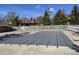 Community pool area showcasing a secure, fenced-in swimming pool for residents to enjoy at 8207 Shorewalk Dr, Indianapolis, IN 46236