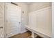 Inviting entryway with built-in bench and hooks at 8576 Jeff Cir, Brownsburg, IN 46112