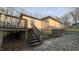 Lakefront home with deck and stairs at 3 Lake Hart, Mooresville, IN 46158