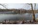 Calm lake view, winter scene at 3 Lake Hart, Mooresville, IN 46158