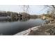 Calm lake view, winter scene at 3 Lake Hart, Mooresville, IN 46158