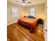 Spacious main bedroom with hardwood floors and large bed at 3305 S New Jersey St, Indianapolis, IN 46227