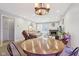 Round wooden dining table with four metal chairs at 5152 Coppertree Ln, Avon, IN 46123