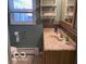 Charming bathroom with updated vanity and tile flooring at 5420 Skyridge Dr, Indianapolis, IN 46250