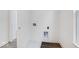 Laundry room with utility hookups and drain at 5751 Cr W 750 N, McCordsville, IN 46055