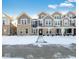 Attractive 3-story townhome with gray siding and stone accents at 5755 Cr W 750 N, McCordsville, IN 46055