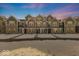 Modern three-story townhouses with gray siding and white trim at 5763 Cr W 750 N, McCordsville, IN 46055
