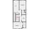 Third floor includes bedrooms, bath, and flex space at 5763 Cr W 750 N, McCordsville, IN 46055