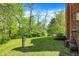 A lovely backyard with a manicured lawn, perfect for outdoor activities or relaxation at 8602 Frontgate Ln, Indianapolis, IN 46256
