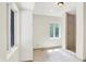 Bright bathroom with large format tiles and glass enclosed shower at 8602 Frontgate Ln, Indianapolis, IN 46256