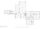 Main floor plan showing layout of living room, kitchen, bedrooms, bathrooms, and entry at 8602 Frontgate Ln, Indianapolis, IN 46256