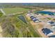 Aerial view of new homes and community features at 9497 Dogwood Dr, McCordsville, IN 46055
